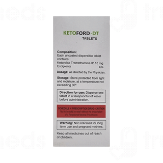 Ketoford Dt Tablet 10