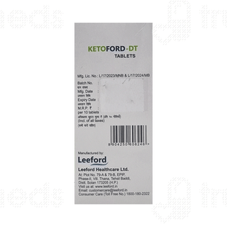 Ketoford Dt Tablet 10