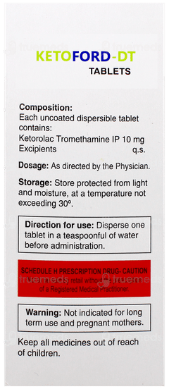 Ketoford Dt Tablet 10