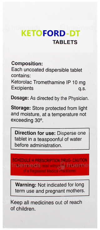 Ketoford Dt Tablet 10