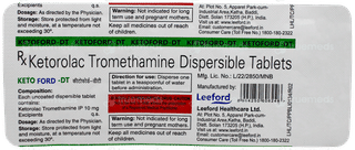 Ketoford Dt Tablet 10