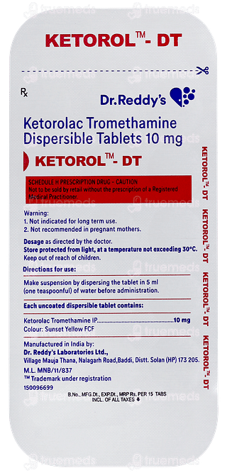 Ketorol Dt Tablet 15