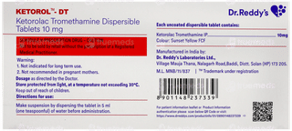 Ketorol Dt Tablet 15