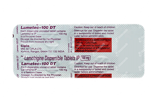 Lametec 100 MG Tablet Dt 10