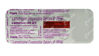 Lametec 50 MG Tablet Dt 10