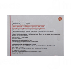 Lamictal 50 MG Tablet Dt 14