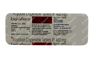 Logivir 400 MG Tablet Dt 5