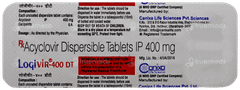 Logivir 400 Dt Tablet 5