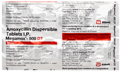 Megamox 500 Dt Tablet 10 Megamox 500 Dt Tablet 10