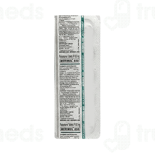 Merimol 650 MG Tablet Dt 10