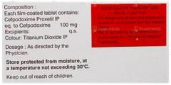 Monocef O 100 Tablet 10 Monocef O 100 Tablet 10
