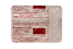 Novamox 125 Dt Tablet 15 Novamox 125 Dt Tablet 15