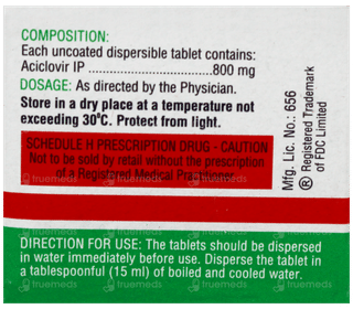 Ocuvir 800 Dt Tablet 5