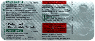 Odoxil 250 Dt Tablet 10