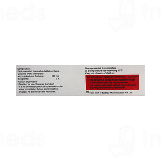 Omnicef O 100 Dt Tablet 10