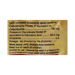 Opox Cv 100 Dt Tablet 10