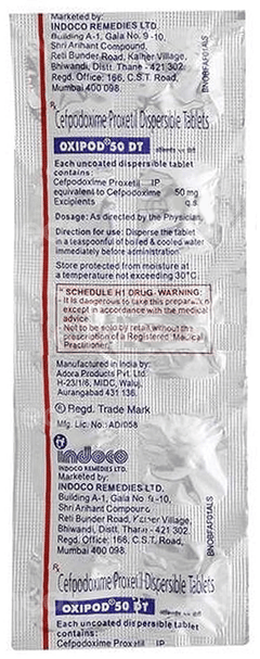 Oxipod 50 Dt Tablet 10