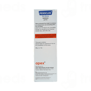 Pexoclav 200/28.5 MG Tablet Dt 6