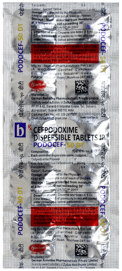 Podocef 50 Mg Tablet Dt 10 Podocef 50 Mg Tablet Dt 10