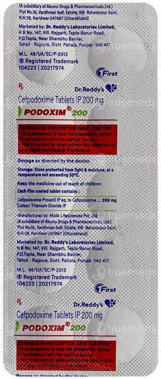 Podoxim 200 Tablet 10