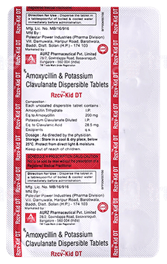 Rz Cv Kid 200/28.5 Mg Tablet Dt 10