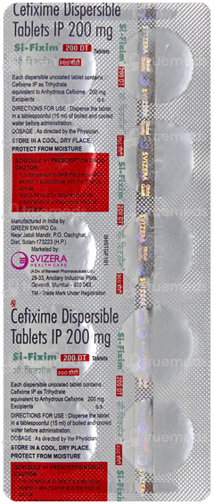 Si Fixim 200 Dt Tablet 10 Si Fixim 200 Dt Tablet 10