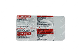 Taxim O 100 MG Tablet Dt 10