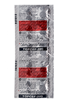 Topcef 200 Tablet 10 Topcef 200 Tablet 10