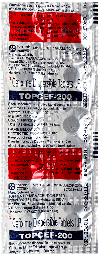 Topcef 200 Tablet 10