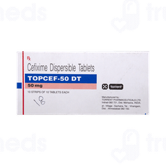 Topcef 50 Dt Tablet 10 Topcef 50 Dt Tablet 10