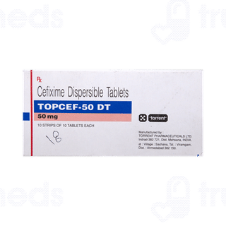 Topcef 50 Dt Tablet 10
