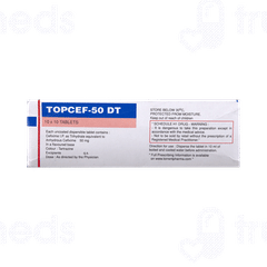 Topcef 50 Dt Tablet 10 Topcef 50 Dt Tablet 10