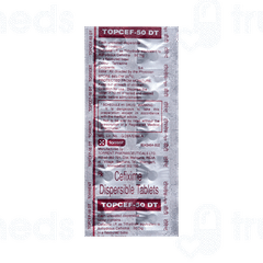 Topcef 50 Dt Tablet 10 Topcef 50 Dt Tablet 10