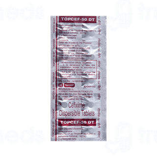 Topcef 50 Dt Tablet 10