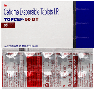 Topcef 50 Dt Tablet 10