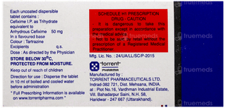 Topcef 50 Dt Tablet 10