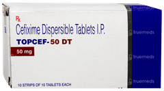 Topcef 50 Dt Tablet 10
