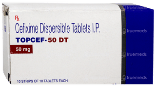 Topcef 50 Dt Tablet 10