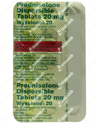 Wysolone Dt 20 Tablet 15