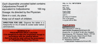 Zedocef 100 Dt Tablet 10