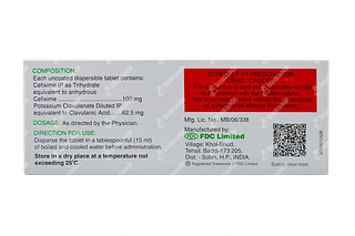 Zifi Cv 100/62.5 MG Tablet Dt 10