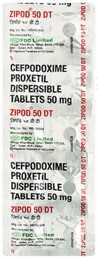 Zipod 50 Dt Tablet 10