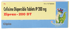 Ziprax 200 Dt Tablet 10 Ziprax 200 Dt Tablet 10