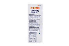 D Fend Immunity Booster Orange Flavour Sugar Free Effervescent Tablet 20