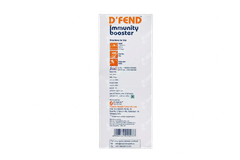 D Fend Immunity Booster Orange Flavour Sugar Free Effervescent Tablet 20