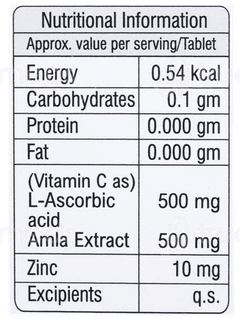 D Fend Immunity Booster Orange Flavour Sugar Free Effervescent Tablet 20