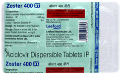 Zoster 400 Dt Tablet 10 Zoster 400 Dt Tablet 10