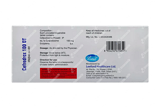 Cefredrox 100 MG Dt Tablet 10