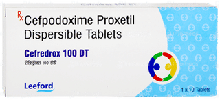 Cefredrox 100 Dt Tablet 10