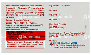 Mpx Cv Kt 200/28.5 MG Tablet Dt 6